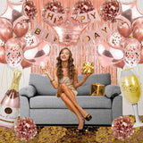 Rose Gold Birthday Party Supplies