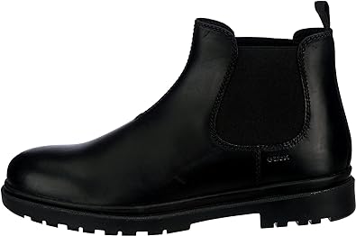 Geox U Andalo Men's Ankle Leather Boots 8 UK Rubber Black 42 EU