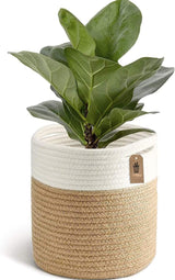 Woven Cotton Rope Plant Baske