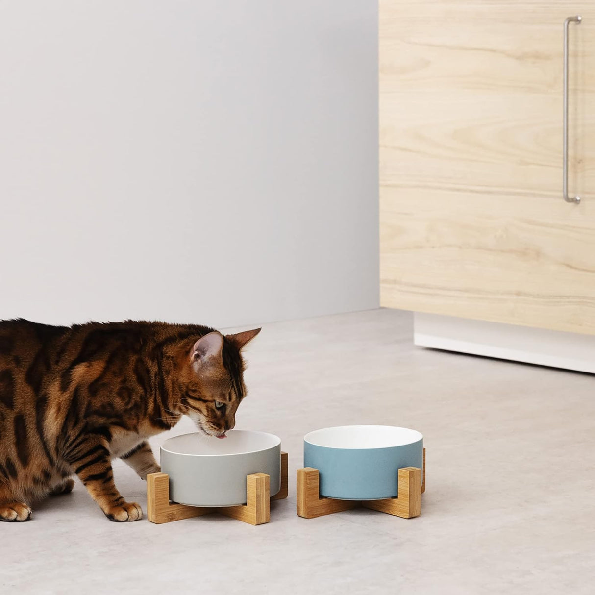 Navaris Ceramic Pet Bowls