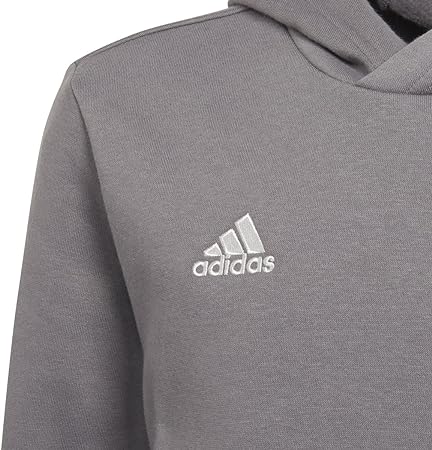 adidas Unisex Kids Entrada 22 Hooded Sweat Team Grey Four 11-12 Years