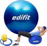 Edifit Yog Pilates Pregnancy Ball Fitness Accessories 65 cm Blue