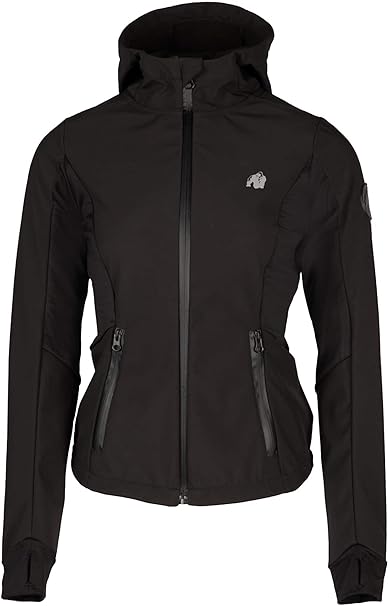 GORILLA WEAR Women's Victoria Softshell Winter Jacket Extra Small Black