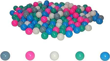 Bällebad24 100 Pastel Balls (TÜV Tested and Certified 2019) Ball Pit