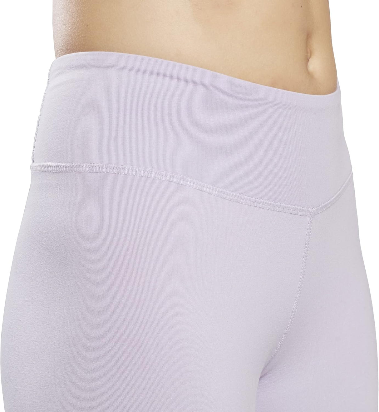 Reebok Women's Identity Logo Pull on Leggings Purple Oasis