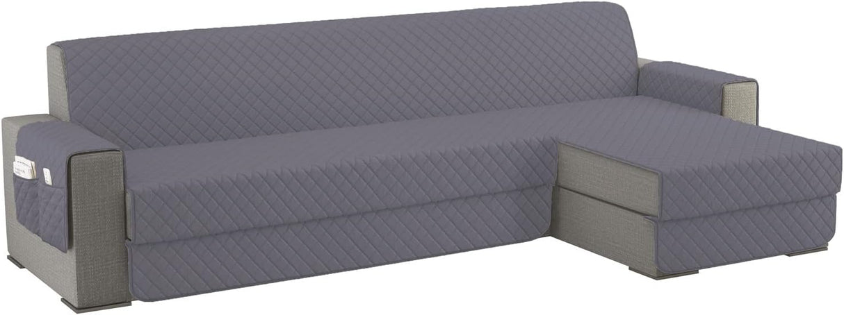 Sofa Cover L Shape 300 cm Grey