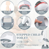 MULEVIP Children's Toilet Seat White