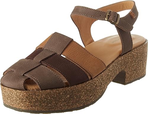 El Naturalista Women's Arbequina Leather Heeled Sandal Denim (3.5 UK)