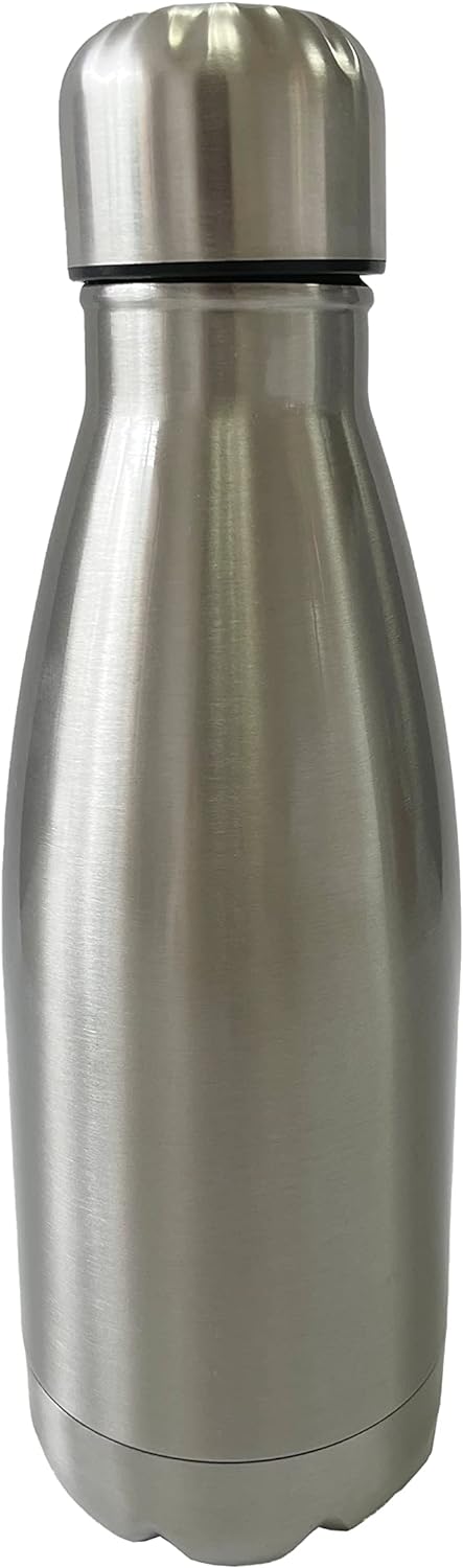 Atletico de Madrid Airtight Stainless Steel Water Bottle 550 ml Metallised