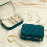 KAMIER Small Jewelry Boxes Blue