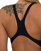 Arena Women's Branch Swimsuit Swim Pro Back One Piece Black-white 34