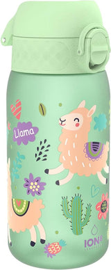 Ion8 Pod Leak Proof BPA Free Kids Water Bottle 350 ml Capacity Llamas Design