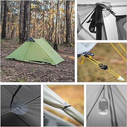 KIKILIVE New Nanshan Outdoor Ultralight Camping Tent lightweight Tent Green