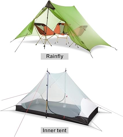 KIKILIVE New Nanshan Outdoor Ultralight Camping Tent lightweight Tent Green