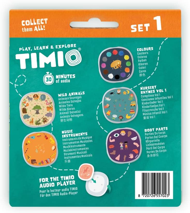 TIMIO Disc Set # 1: 5 Audio Discs