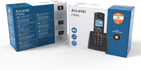 Alcatel F530 Cordless Phone Black